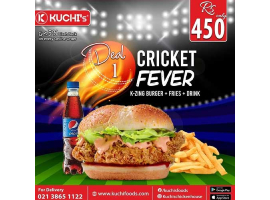 Kuchi's Cricket Fever Deal 1 For Rs.450/-
